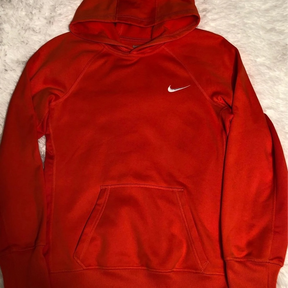 Orange nike hoodie